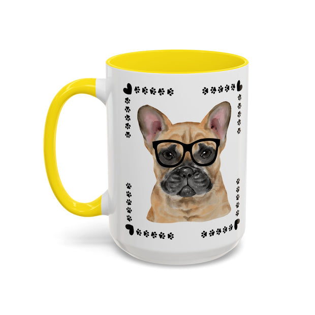 Geeky Good Pug Accent Coffee Mug