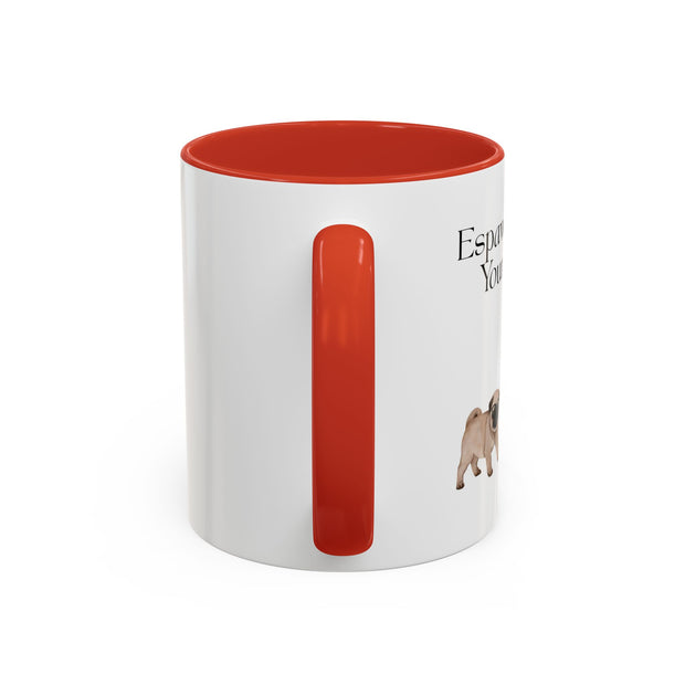 'Espawresso Yourself' Pug Accent Coffee Mug