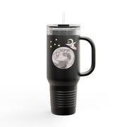 Astronaut Flying To The Moon Insulated Travel Mug, 40oz