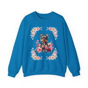 Geeky Goddess Yorkie Unisex Crewneck Sweatshirt