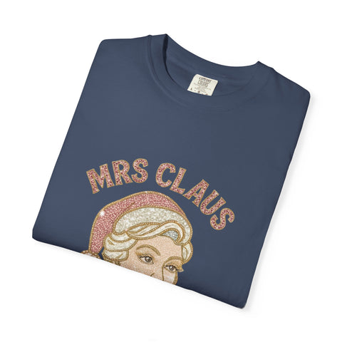 Mrs Claus Glam Squad T-Shirt | Retro Pinup Santa Lady Holiday Tee