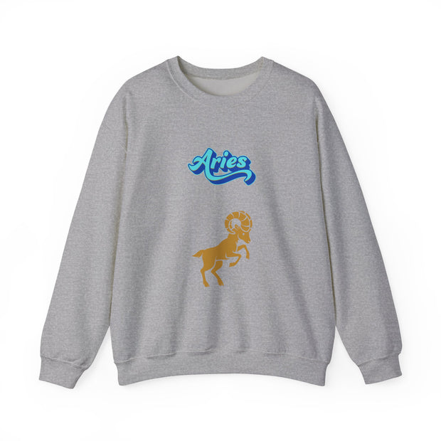 'Aries' Zodiac Unisex Crewneck Sweatshirt
