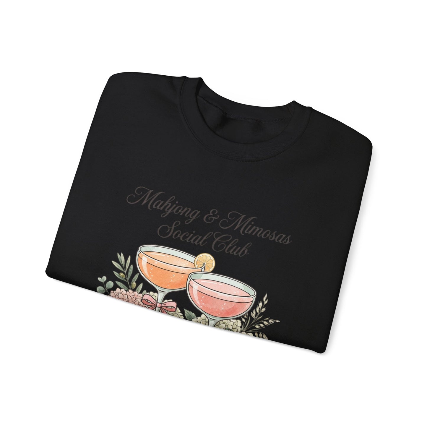 Mahjong & Mimosas Sweatshirt, Mahjong Club Crewneck, Brunch Girl Pullover