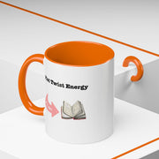 'Plot Twist Energy' Accent Coffee Mug