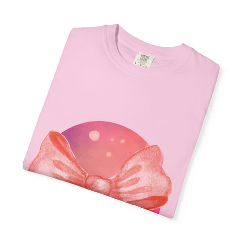 Pink/Yellow Planet Wrapped In Bow Unisex T-Shirt