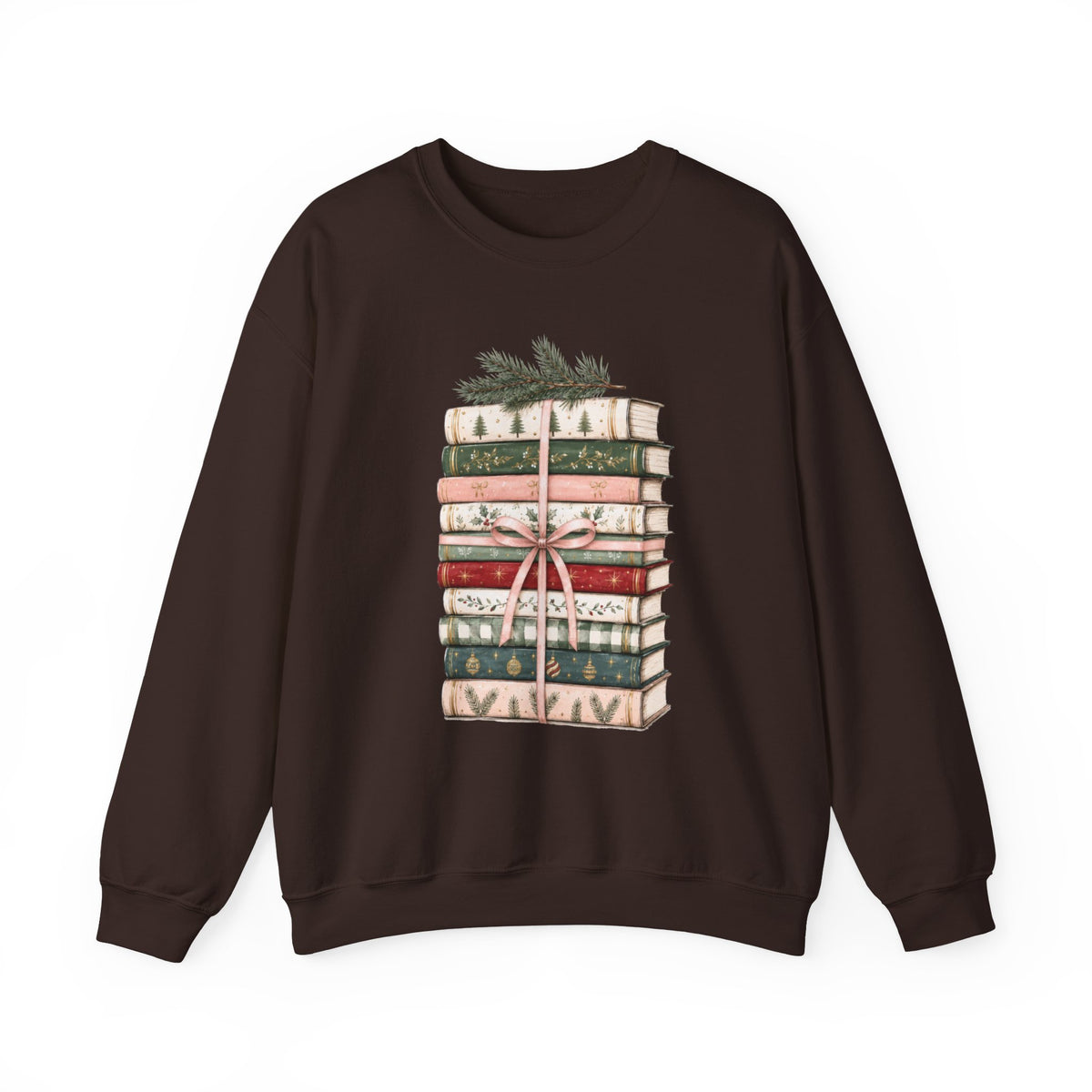 Bookish Christmas Sweatshirt, Christmas Book Lover Crewneck, Cozy Reader Sweater, BookTok Holiday Shirt, Reader Christmas Gift