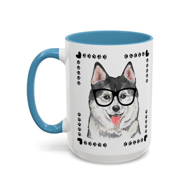 Geeky Good Siberian Husky Accent Coffee Mug