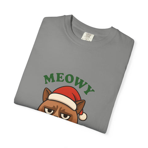 'Meowy Christmas Anyway' Unisex T-Shirt