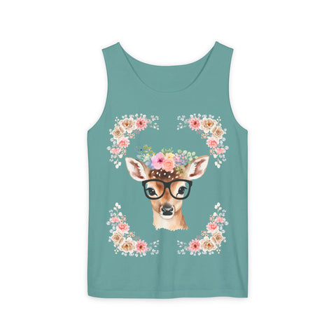 Geeky Goddess Deer Unisex Tank Top