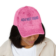 '404 NOT FOUND' Vintage Embroidered Cap