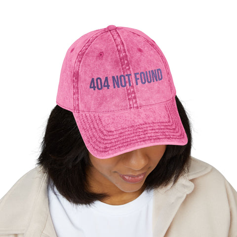 '404 NOT FOUND' Vintage Embroidered Cap