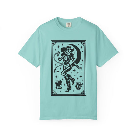 Cowgirl Skeleton Tarot Card Unisex T-Shirt