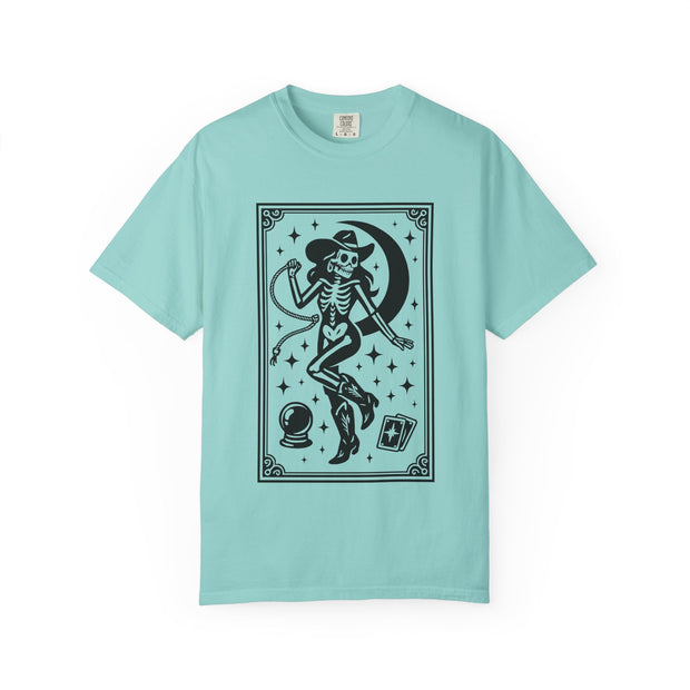Cowgirl Skeleton Tarot Card Unisex T-Shirt