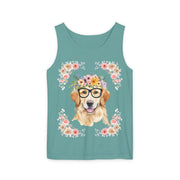 Geeky Goddess Golden Retriever Unisex Tank Top