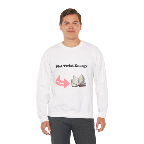 'Plot Twist Energy' Unisex Crewneck Sweatshirt