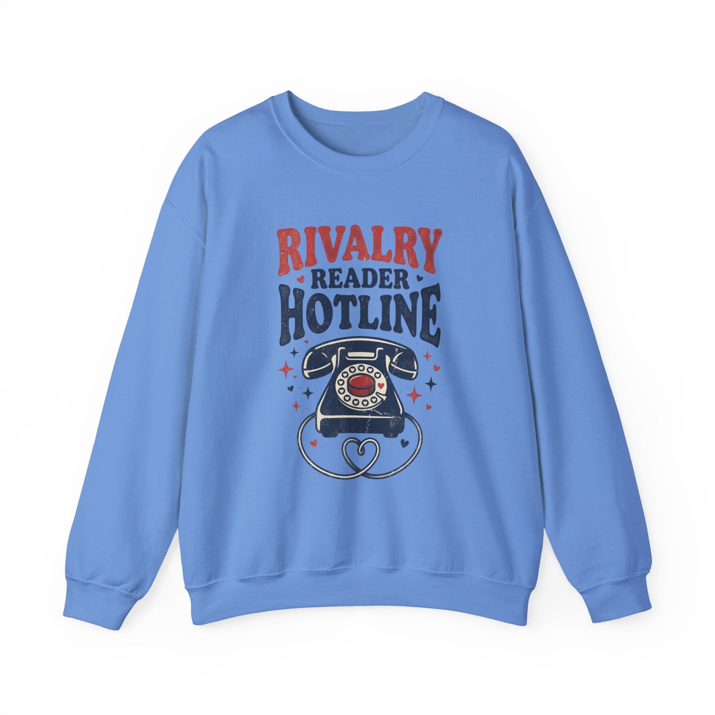 Rivalry Reader Hotline Sweatshirt, Hockey Romance Booktok Crewneck, Sports Romance Reader Pullover