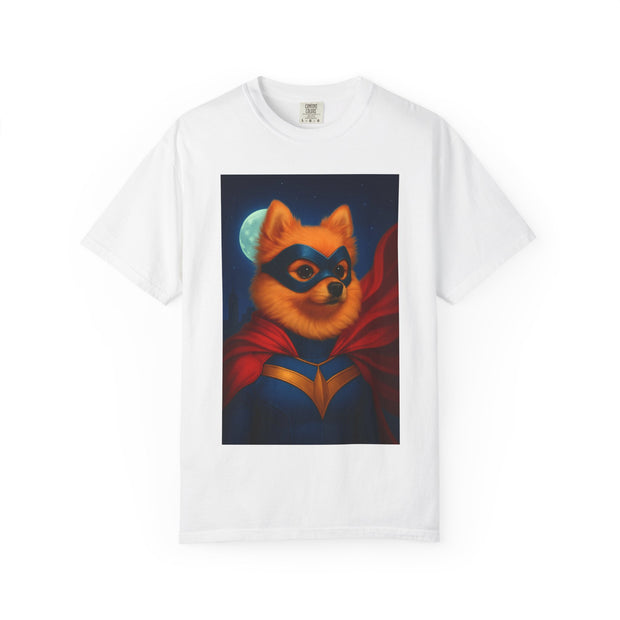 Superhero Pomeranian Unisex T-shirt