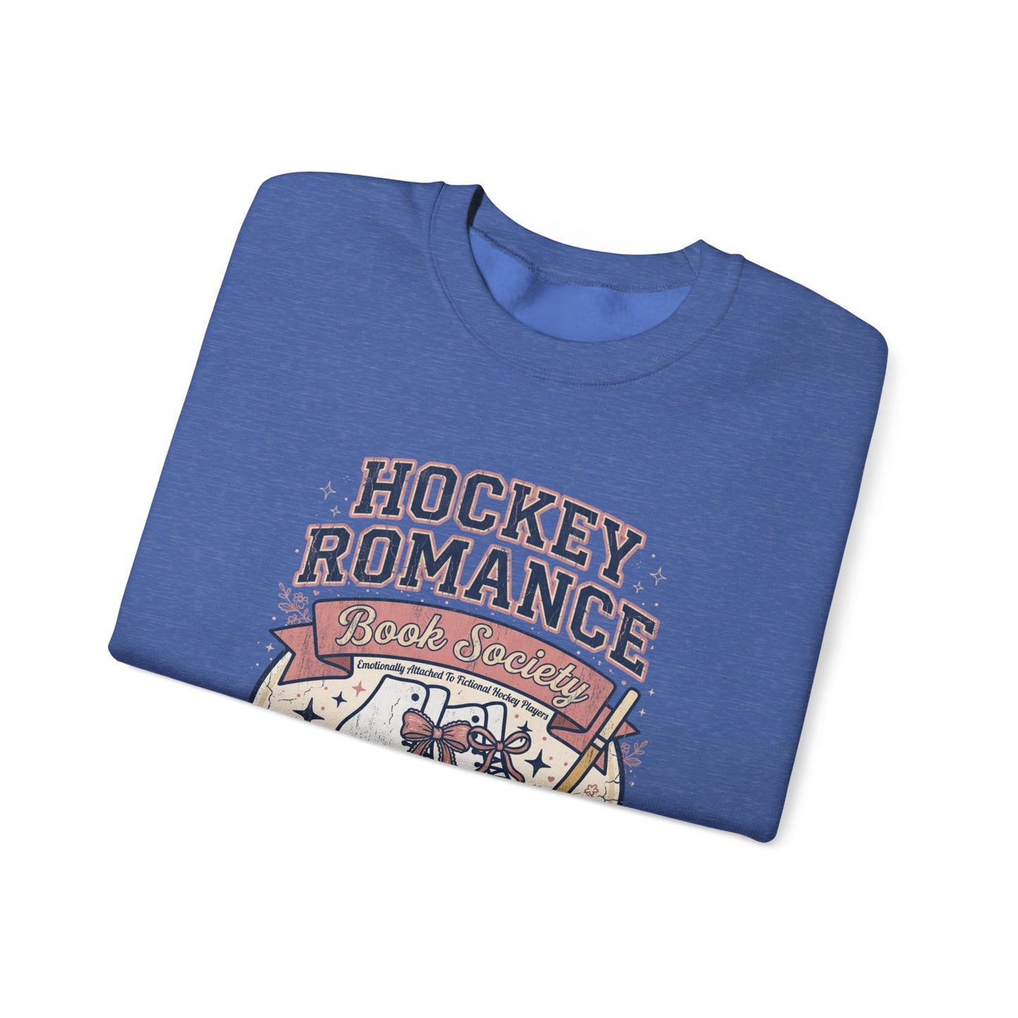 Hockey Romance Sweatshirt, Booktok Hockey Romance Crewneck, Romance Reader Sweatshirt, Cozy Hockey Book Girly Gift