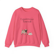 'Espawresso Yourself' Pug Crewneck Sweatshirt