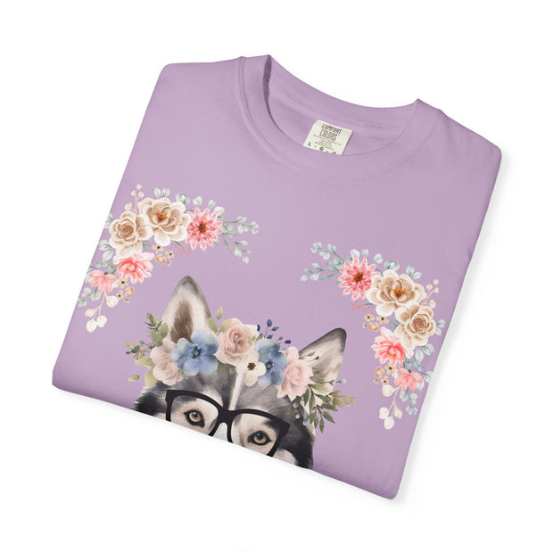Geeky Goddess Siberian Husky Unisex T-Shirt