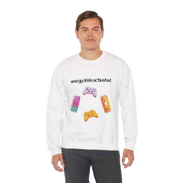 'Energy Drink Activated' Unisex Crewneck Sweatshirt