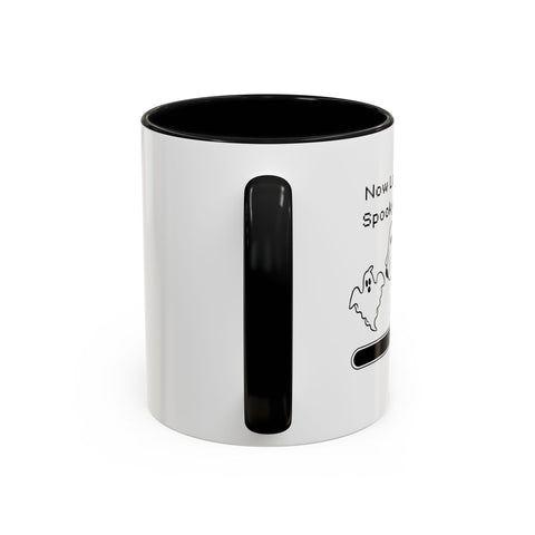 'Now Loading...Spooky Vibes' Accent Coffee Mug