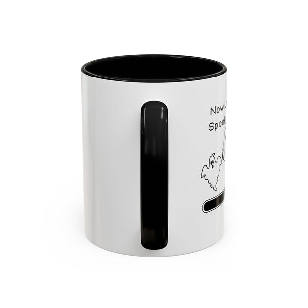 'Now Loading...Spooky Vibes' Accent Coffee Mug
