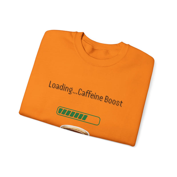 'Loading...Caffeine Boost' Unisex Crewneck Sweatshirt