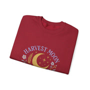 Harvest Moon Society Crewneck Sweatshirt, Cozy Autumn Sweatshirt, Unisex Fall Apparel, Moon Phase Gift, Seasonal Fashion
