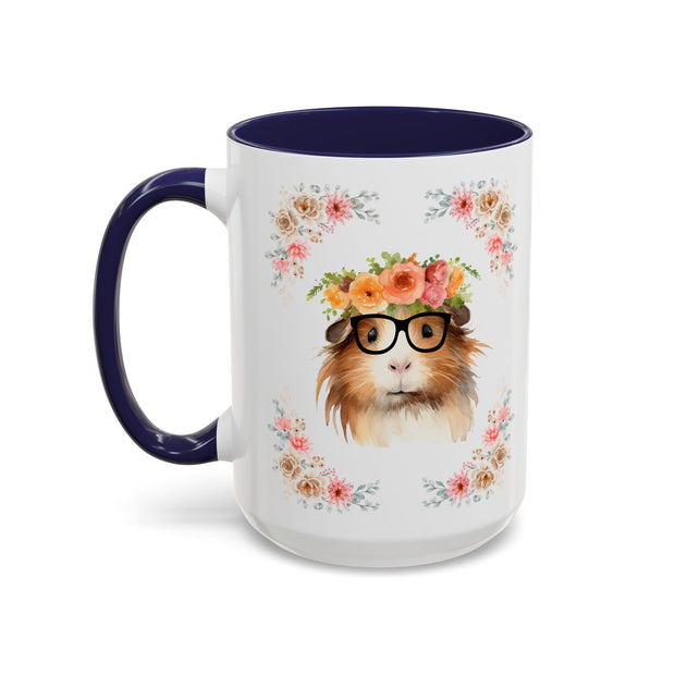 Geeky Goddess Guinea Pig Accent Coffee Mug