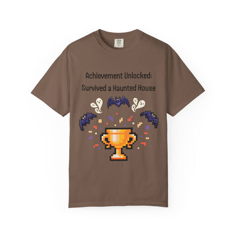 'Achievement Unlocked Haunted House' Unisex T-Shirt