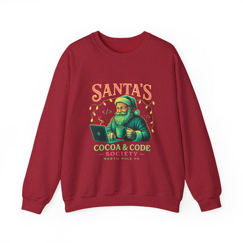 Santa's Cocoa & Code Society Crewneck Sweatshirt, Unisex Holiday Sweatshirt, Christmas Gift Sweatshirt, Cozy Winter Apparel, Festive [...]