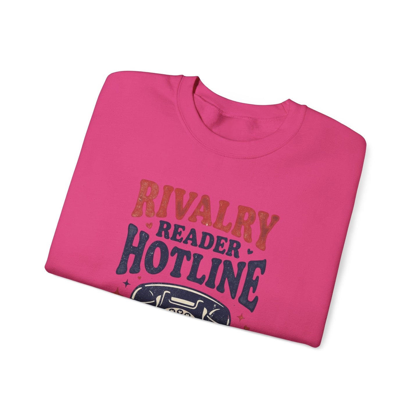 Rivalry Reader Hotline Sweatshirt, Hockey Romance Booktok Crewneck, Sports Romance Reader Pullover