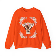 Geeky Goddess Deer Unisex Crewneck Sweatshirt