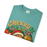 'Merry & Bright' Santa Unisex T-Shirt