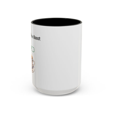 'Loading...Caffeine Boost' Accent Coffee Mug