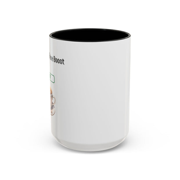 'Loading...Caffeine Boost' Accent Coffee Mug