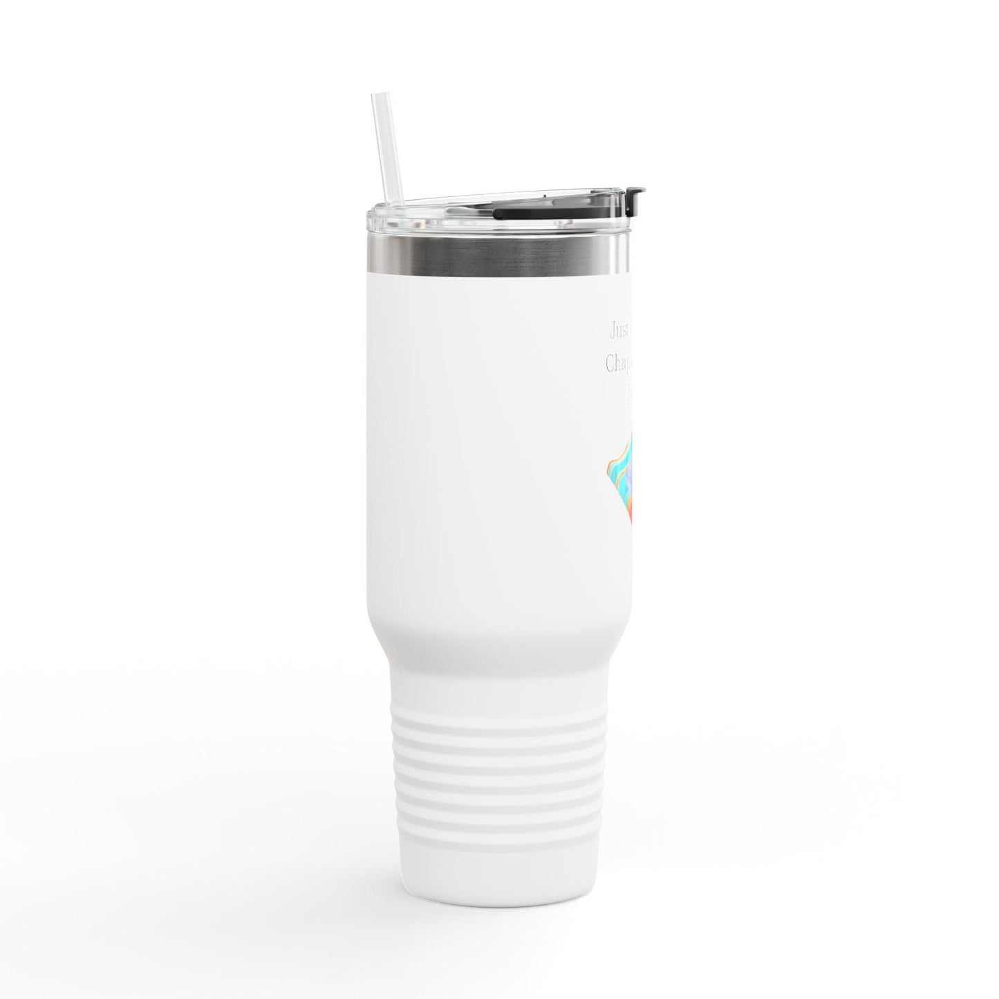 'Just One More Chapter (On The Beach)' Insulated Travel Mug, 40oz
