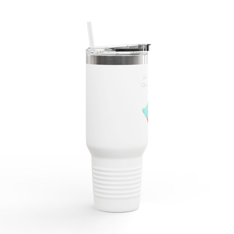 'Just One More Chapter (On The Beach)' Insulated Travel Mug, 40oz
