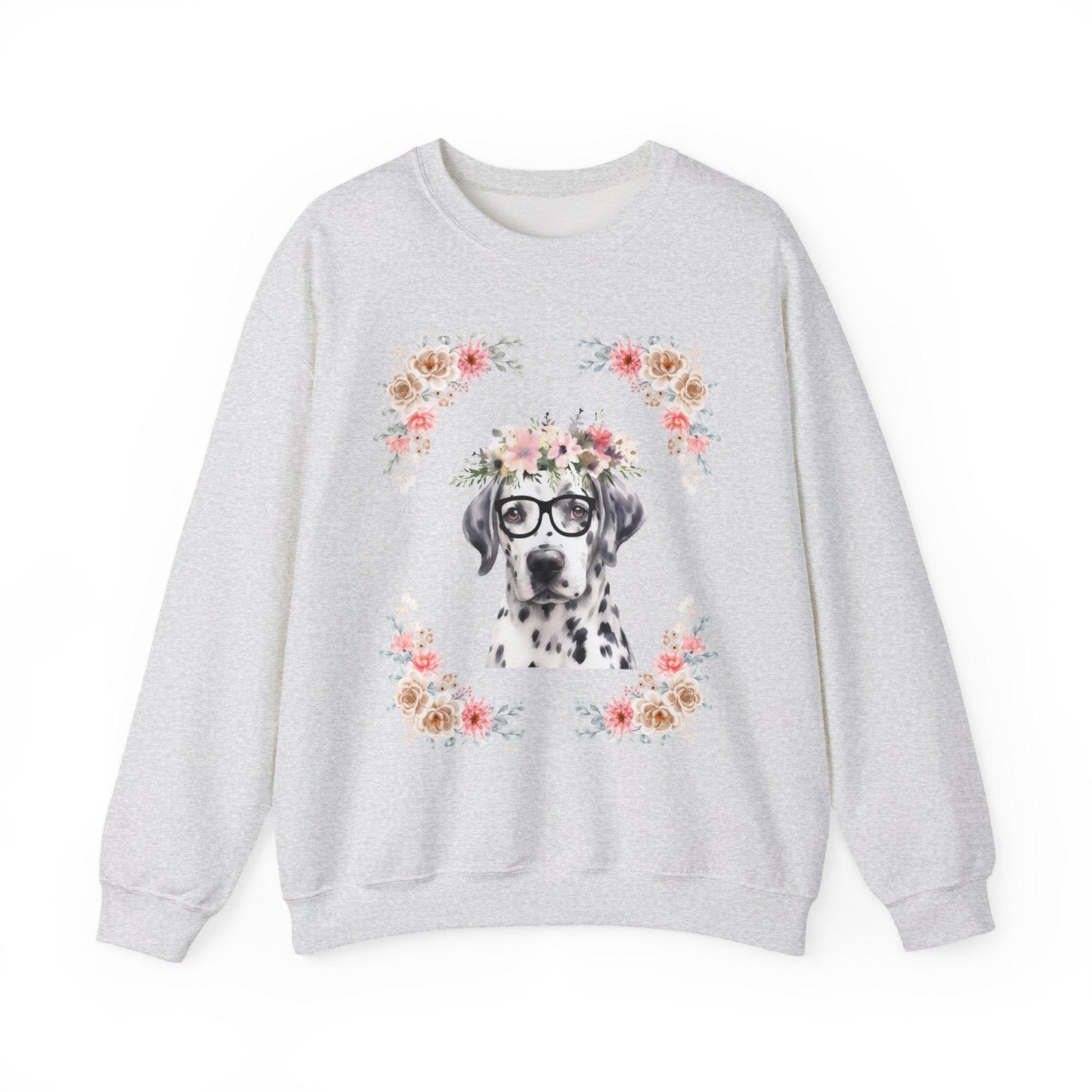 Geeky Goddess Dalmatian Unisex Crewneck Sweatshirt