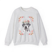 Geeky Goddess Dalmatian Unisex Crewneck Sweatshirt