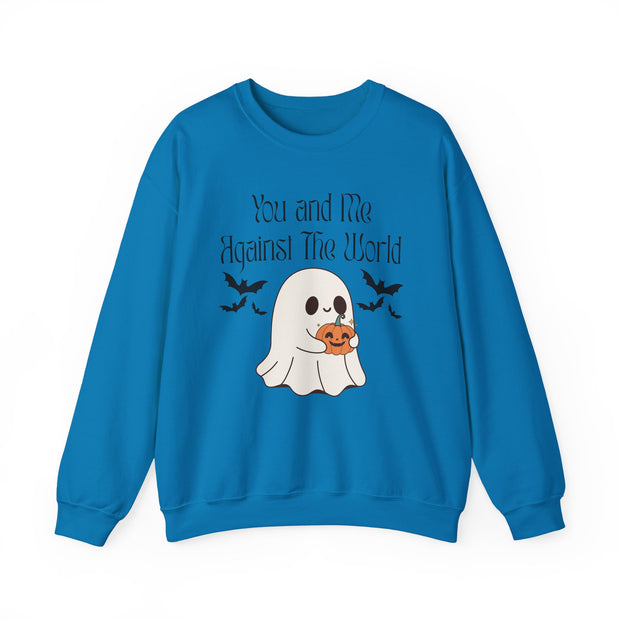 'You and Me Against The World' Unisex Crewneck Sweatshirt
