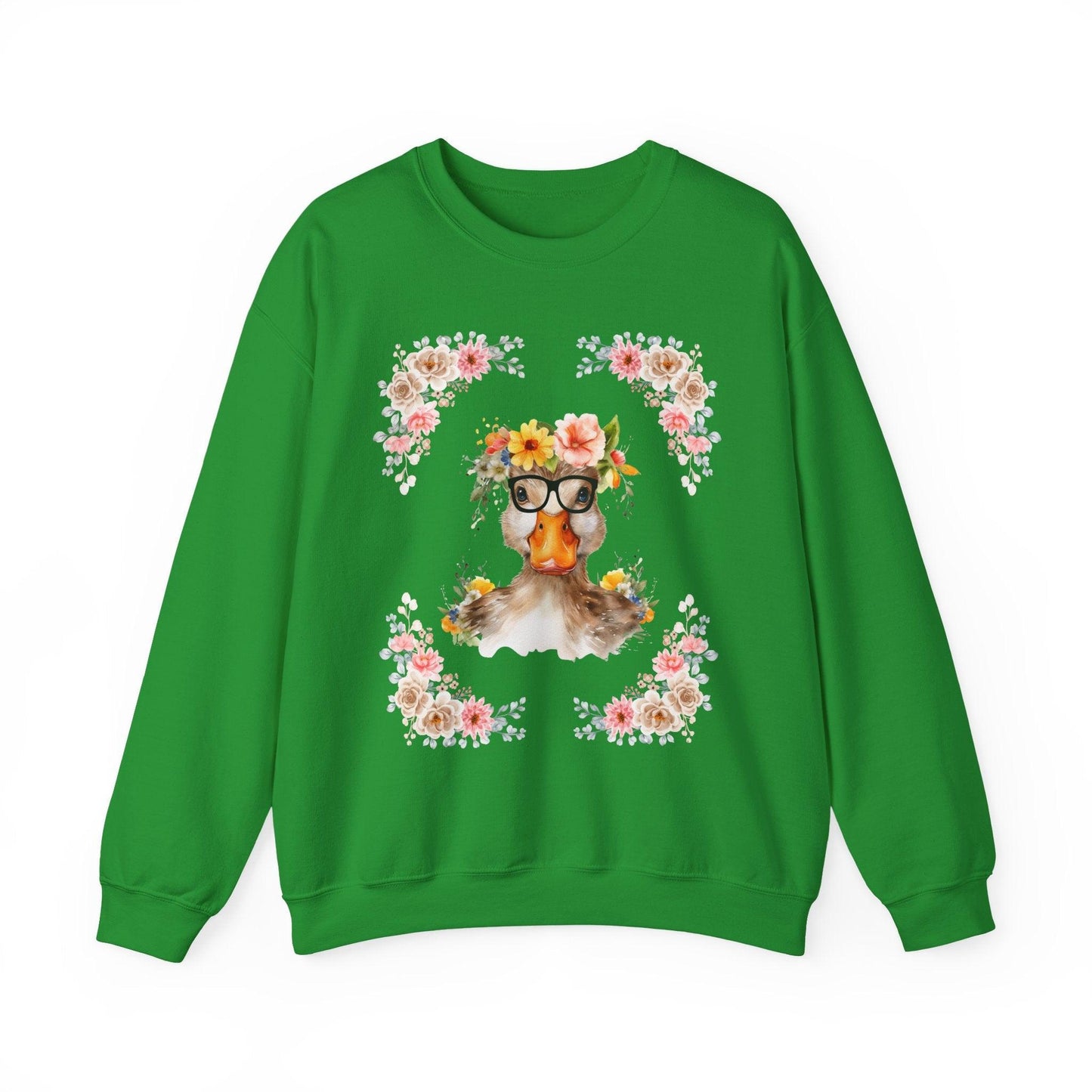 Geeky Goddess Duck Unisex Crewneck Sweatshirt