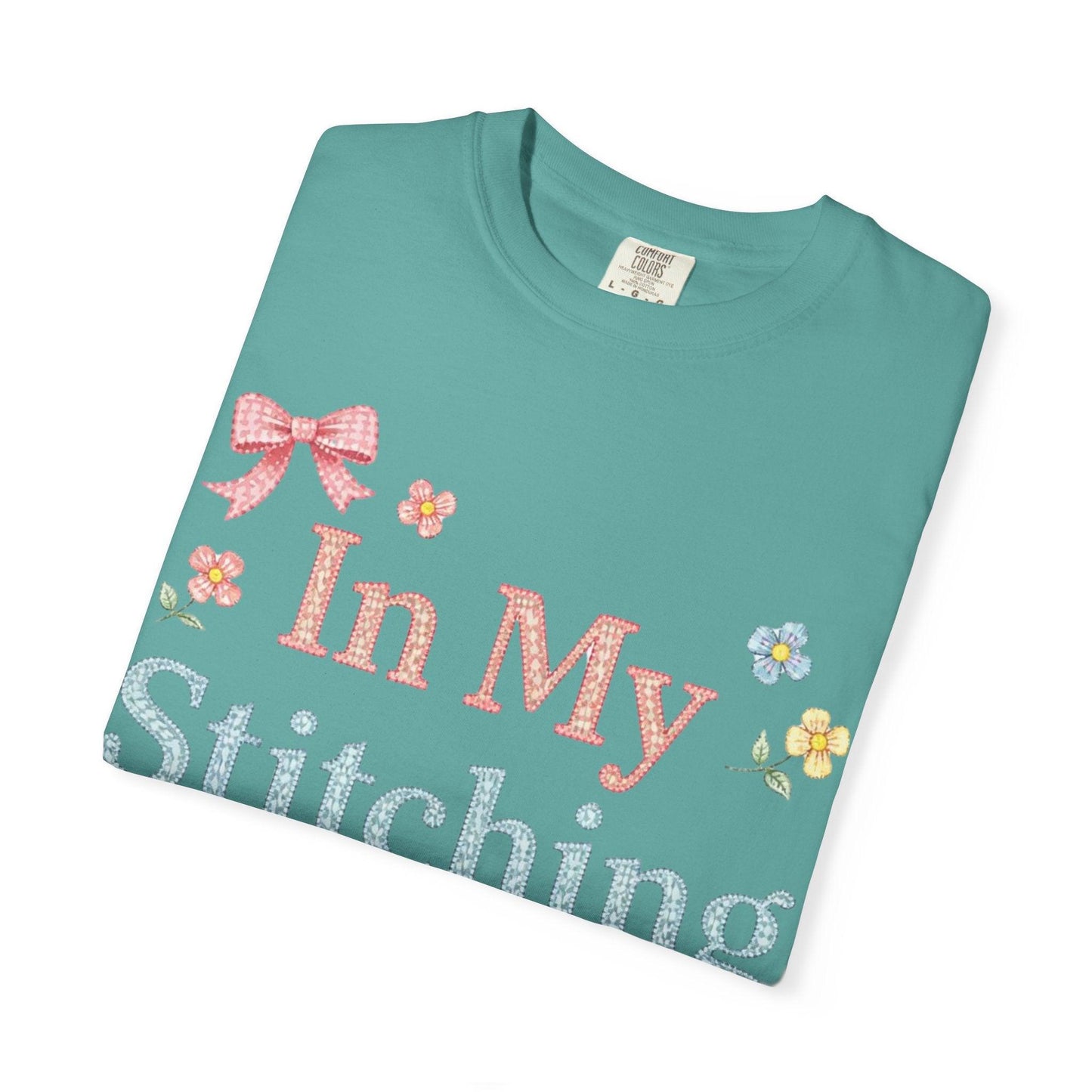 In My Stitching Era T-Shirt | Vintage Embroidery Theme