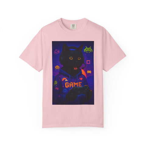 Game On Black Cat Unisex T-shirt