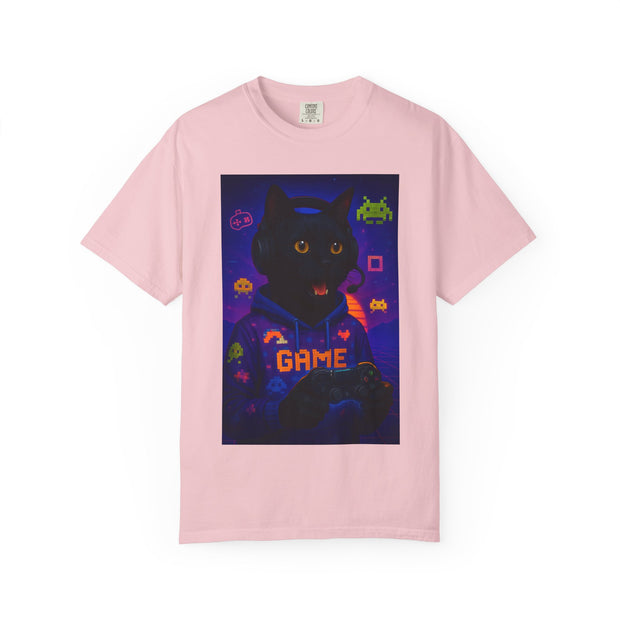 Game On Black Cat Unisex T-shirt