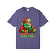 Stay Merry Game On Santa, T-Shirt | Christmas Gamer Holiday Tee