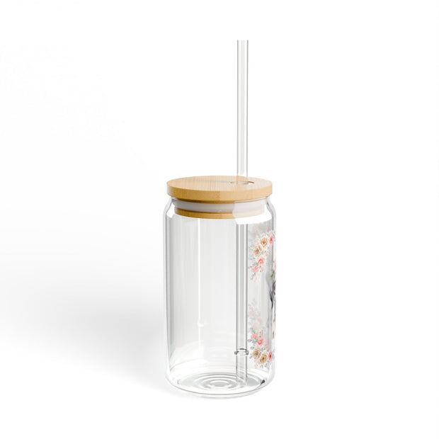 Geeky Goddess Dalmatian Sipper Glass
