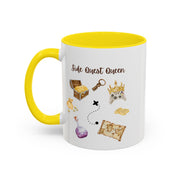 'Side Quest Queen' Accent Coffee Mug