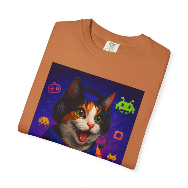 Game On Tricolored Cat Unisex T-shirt